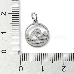 Non-Tarnish 304 Stainless Steel Charms&nbsp;STAS-C097-63P