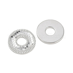 Brass Textured Linking Rings&nbsp;KK-K351-54P