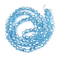 Electroplate Glass Beads Strands&nbsp;EGLA-J026-3mm-H09-01