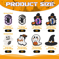 8Pcs 8 Styles Food Grade Silicone Beads&nbsp;SIL-TA0003-24