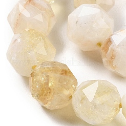 Heated Natural Citrine Beads Strands&nbsp;G-NH0021-A16-02