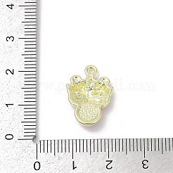 Alloy Enamel Pendants&nbsp;PALLOY-R151-27G