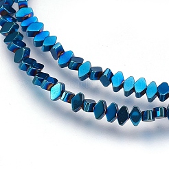 Electroplate Non-magnetic Synthetic Hematite Bead Strands&nbsp;G-I208-18-E-S