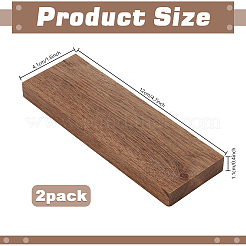 未完成の木板  DIYクラフト用品  長方形  ペルー  120x41x11mm&nbsp;WOOD-WH0131-60
