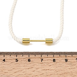 3MM Round Nylon Milan Cord Necklaces Making&nbsp;NJEW-H091-01G-30