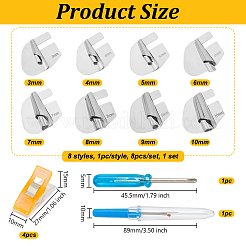 Stainless Iron Sewing Rolled Hemmer Foot&nbsp;TOOL-OC0001-85