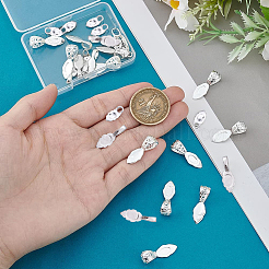 30Pcs 3 Styles Brass Pinch Bails&nbsp;KK-PH0011-17