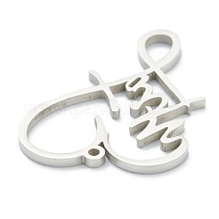 Non-Tarnish 304 Stainless Steel Pendants&nbsp;LS-STAS-B016-06P