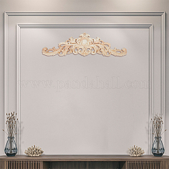 Wood Carved Onlay Applique Craft&nbsp;WOOD-WH0043-02