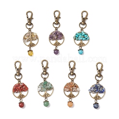 Tree of Life Alloy Pendant Decooration&nbsp;HJEW-JM03663-02