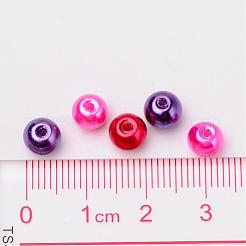 Valentine's Mix Glass Pearl Beads Sets&nbsp;HY-X006-6mm-10
