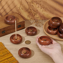 12Pcs Wood Incense Burner Holder&nbsp;AJEW-WA0001-30