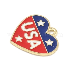 Independence Day Alloy Enamel Pandants&nbsp;FIND-M083-05A-G