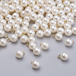 Acrylic Pearl Pendants&nbsp;X-IFIN-I031-01G