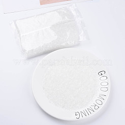 透明なガラスラッパビーズ  丸い穴  透明  3~8x2mm  穴：0.7mm  約450g /ポンド&nbsp;SEED-N005-001-C16