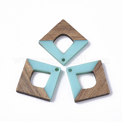 Resin & Walnut Wood Pendants&nbsp;RESI-S358-28