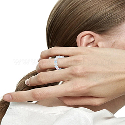 1Pc Natural Jade Stretch Finger Rings for Women&nbsp;RJEW-LP0001-08B