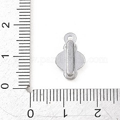 Alloy Rhinestone Tube Bails&nbsp;FIND-B065-01P-01