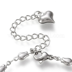 Tarnish Resistant Valentine's Day 304 Stainless Steel Bracelet Making&nbsp;STAS-L248-007P-B