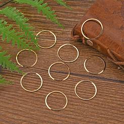 201 Stainless Steel Linking Rings&nbsp;X-STAS-F192-001G-01