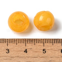 Natural White Jade(Dyed) European Beads&nbsp;G-N342-03O