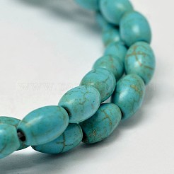 Dyed Synthetic Turquoise Bead Strands&nbsp;G-M143-05-B