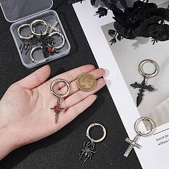 8Pcs 4 Styles Alloy Shoes Charms&nbsp;HJEW-BM0001-03