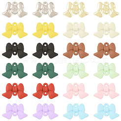 24Pcs 12 Colors Spray Painted Alloy Connector Charms&nbsp;FIND-YW0012-40
