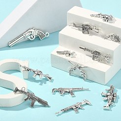 60Pcs 12 Styles Tibetan Style Alloy Pendants&nbsp;TIBEP-CJ0001-97