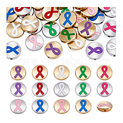 56Pcs 14 Styles Alloy Enamel Beads&nbsp;FIND-PH0023-86
