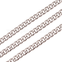 304 Stainless Steel Cuban Link Chains&nbsp;CHS-CJ0001-27A