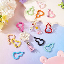 10Pcs Spray Painted Spring Gate Rings&nbsp;FIND-TA0008-87