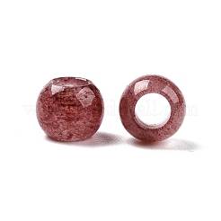 Natural Strawberry Quartz European Beads&nbsp;G-T092-10mm-29