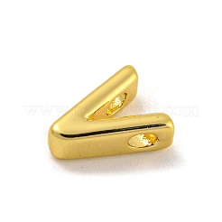 真鍮チャーム  カドミウムフリー＆ニッケルフリー＆鉛フリー  18KGP本金メッキ  V字  8.5x7x3mm  穴：1.2mm&nbsp;KK-P263-13G-V