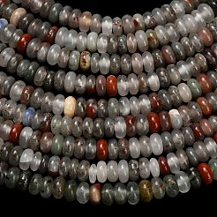 Natural African Bloodstone Beads Strands&nbsp;G-L635-A28-4x2mm
