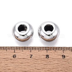 UV Plating Opaque Acrylic European Beads&nbsp;OACR-Q200-10A-01