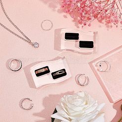 Acrylic with Flannelette Ring Displays&nbsp;RDIS-WH0006-04