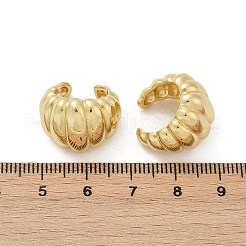 C-Shaped Brass Cuff Earrings&nbsp;EJEW-Z111-01G