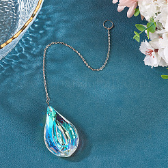1Pc Transparent Glass Hanging Suncatchers&nbsp;AJEW-TADJ0001-02D