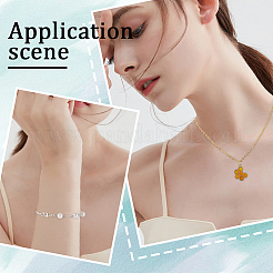 DIY鉄アズキチェーンブレスレットネックレス作りキット  ミックスカラー  3x2x0.5mm&nbsp;DIY-SP0002-14B