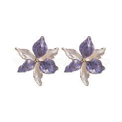 Alloy Enamel Stud Earrings for Women&nbsp;WG8E049-02