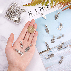 Tibetan Style Alloy European Dangle Charms&nbsp;PALLOY-PH0005-84AS