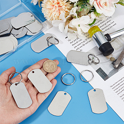 DIY Stainless Steel Keychain Making Kits&nbsp;DIY-OC0014-11B