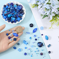100G 5 Styles Acrylic Beads&nbsp;OACR-SC0001-72C