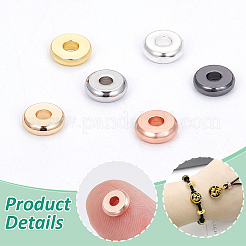 300Pcs 6 Style Brass Spacer Beads&nbsp;KK-PH0011-26