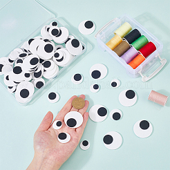 60 Pairs 3 Styles Felt Cabochons&nbsp;DIY-PH0033-22