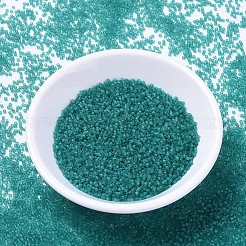 MIYUKIデリカビーズ  シリンダー  日本製シードビーズ  11/0  （db1268)マットカリブ透明ティール  1.3x1.6mm  穴：0.8mm  約20000個/袋  100 G /袋&nbsp;SEED-J020-DB1268