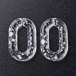 Transparent Acrylic Linking Rings&nbsp;OACR-N009-013A-04