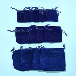 18Pcs 3 Styles Rectangle Velvet Drawstring Pouches&nbsp;TP-FS0001-04B