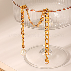 304 Stainless Steel Figaro Chain Anklets&nbsp;FS-WG4879D-01